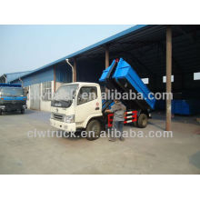 Dongfeng caminhão de lixo hidráulico braço Mini 4000litres pequeno caminhão de lixo novo